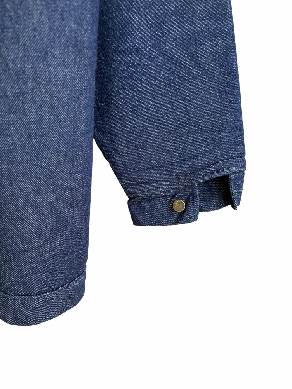 Prison Blues Lined Rigid Dark Blue Denim Yard Coat